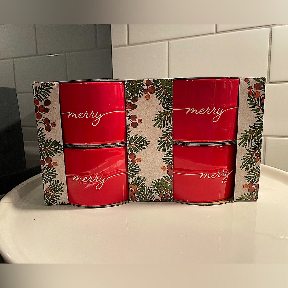 2/$30 Merry Christmas Ramekins
